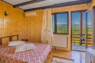 Гостевой дом Pensiunea La Maria Poenari Двухместный номер с 1 кроватью и видом на горы-1